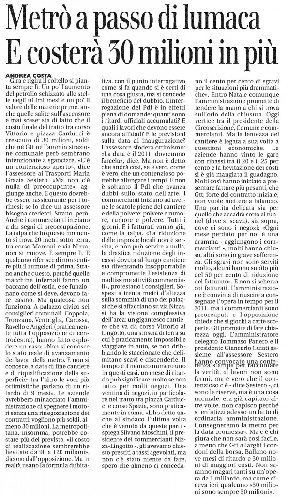 24.09.08_Giornale_Piemonte_Metropolitana_Lumaca