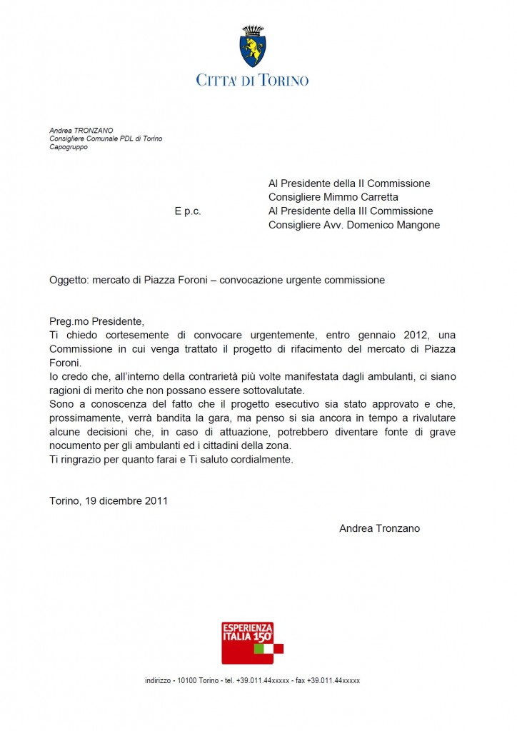 19.12.11_Lettera_PIAZZA FORONI