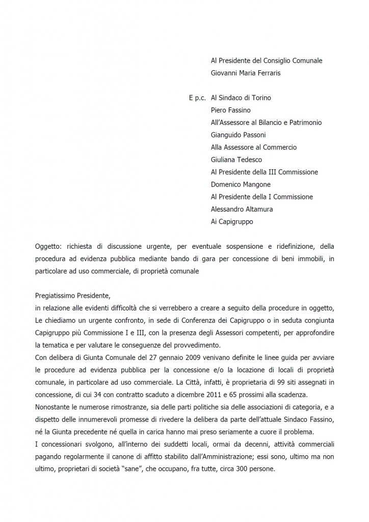 02.01.12_Lettera_ASTE LOCALI COMUNALI