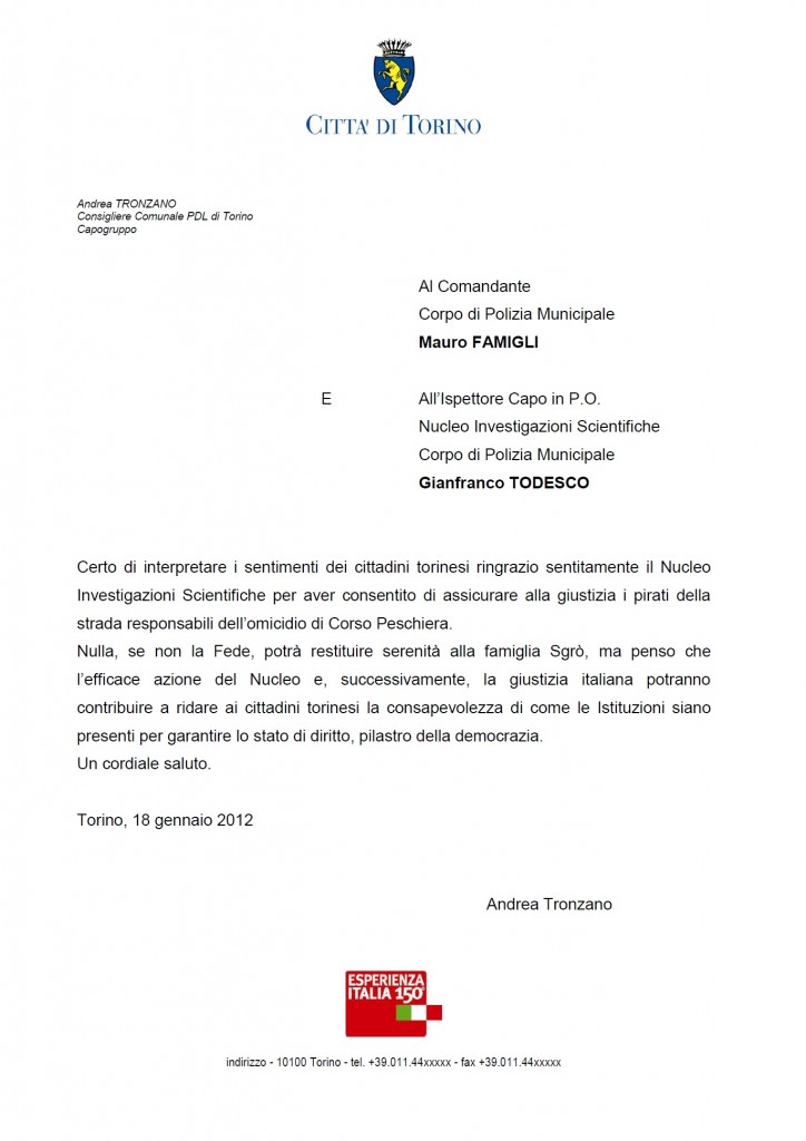 18.01.12_Lettera_POLIZIA MUNICIPALE