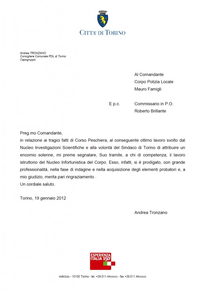 19.01.12_Lettera_POLIZIA MUNICIPALE