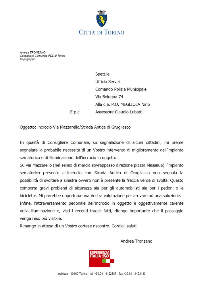 27.01.12_Lettera_INCROCIO MAZZARELLO ANTICA GRUGLIASCO