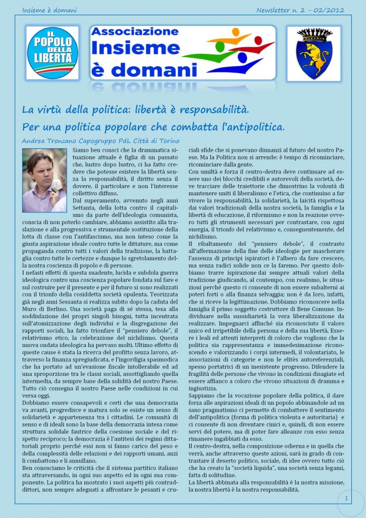 Newsletter n.2-2012