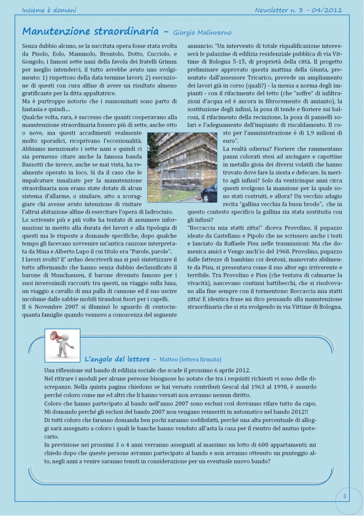 Newsletter n.3-2012-3