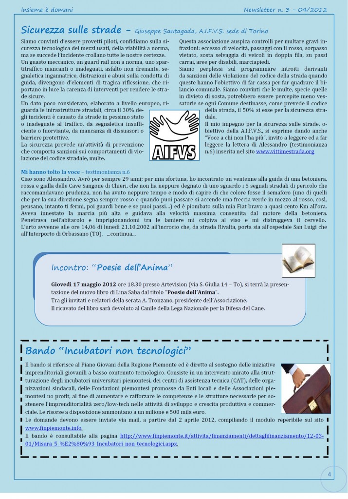 Newsletter n.3-2012-4