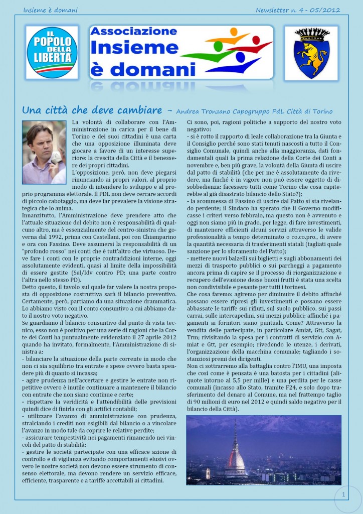 Newsletter n.4-2012