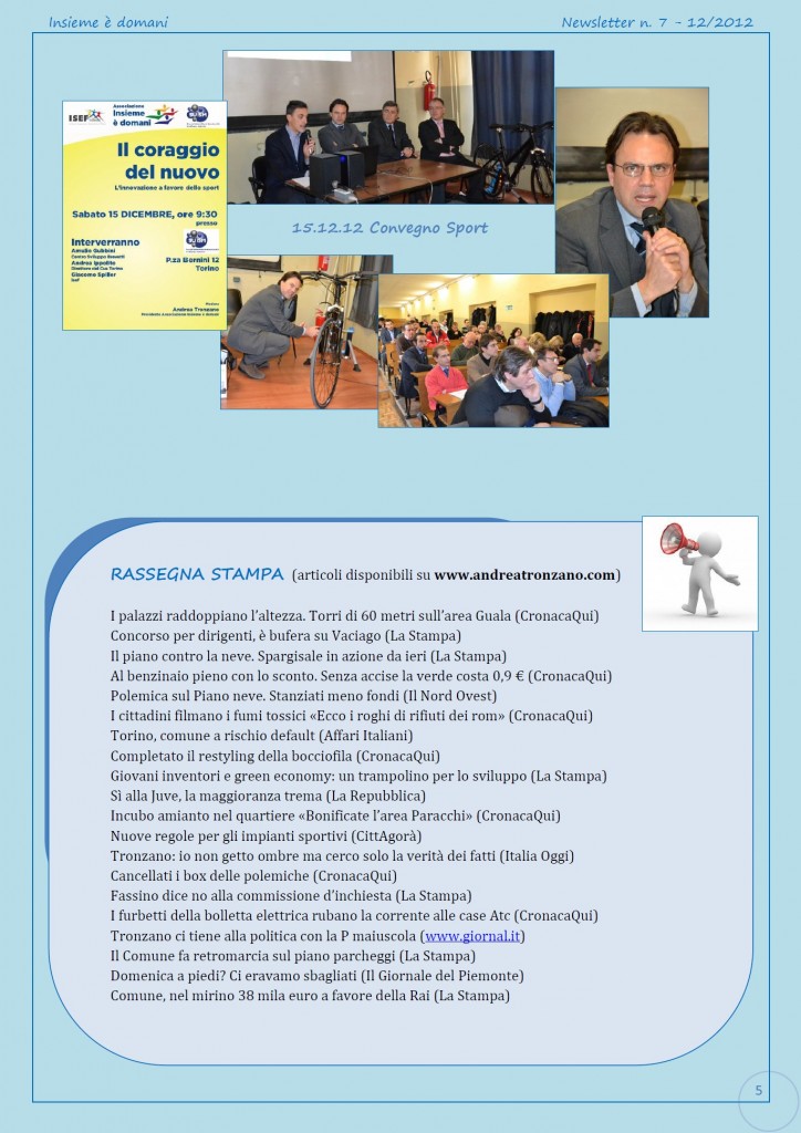 Newsletter n.7-2012-5