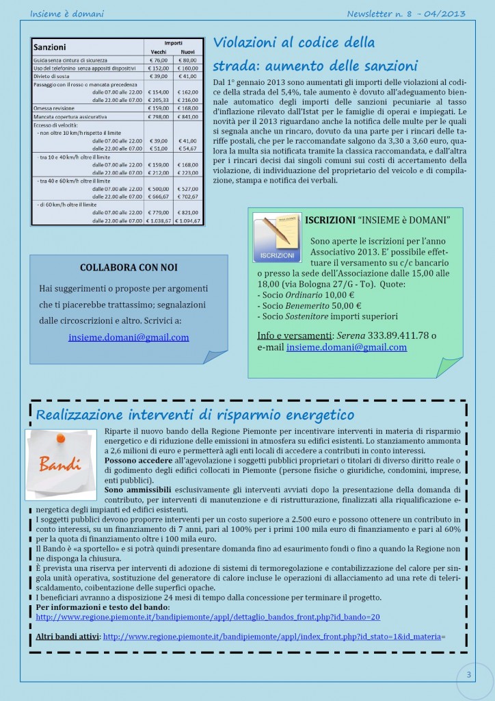 Newsletter n.8-2013-3