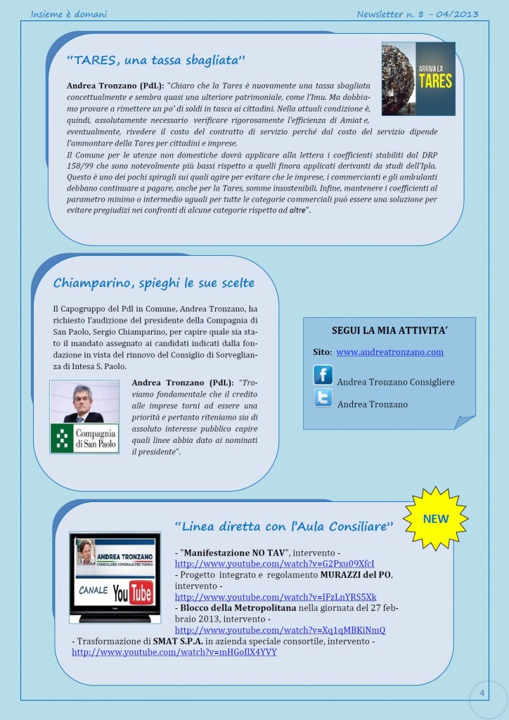 Newsletter n.8-2013-4