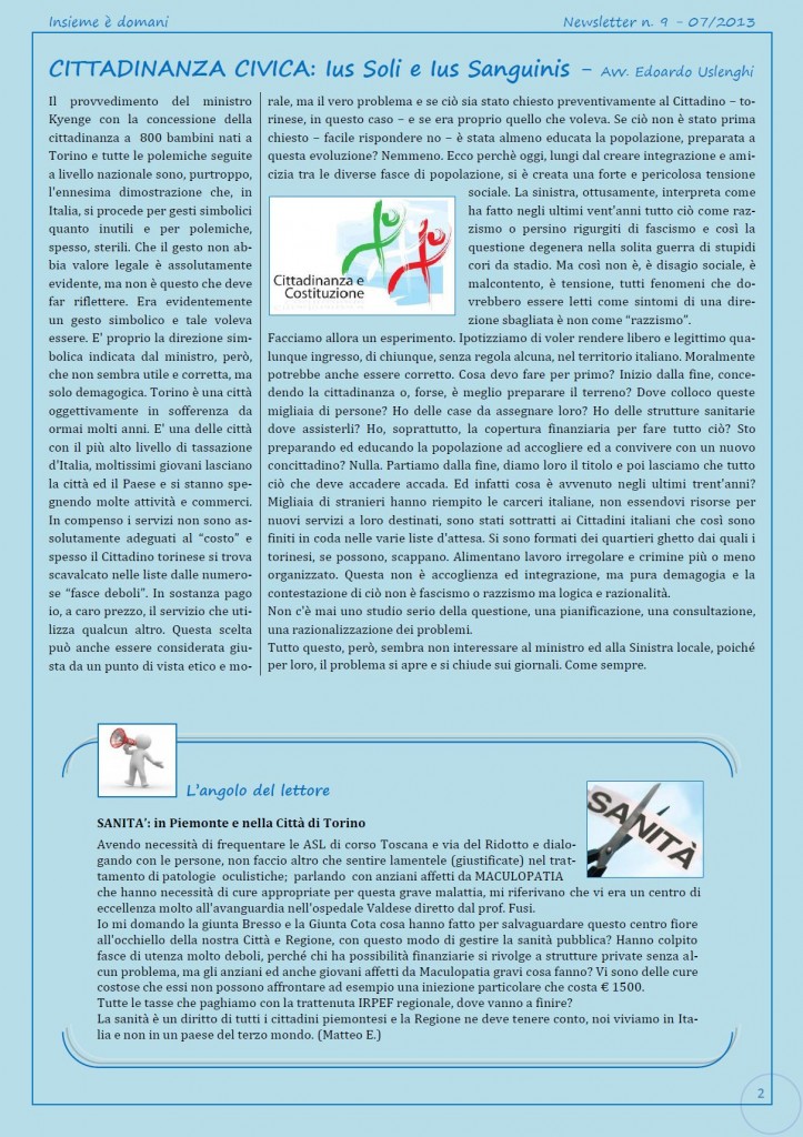 Newsletter n.9-2013-2