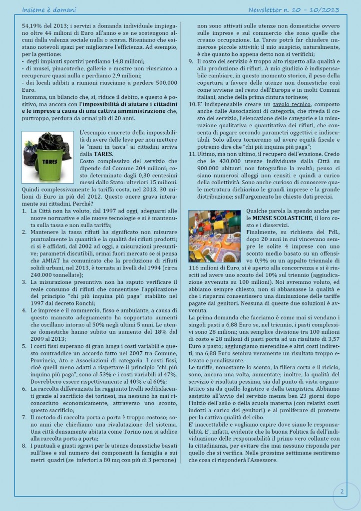 Newsletter n.10-2013-2