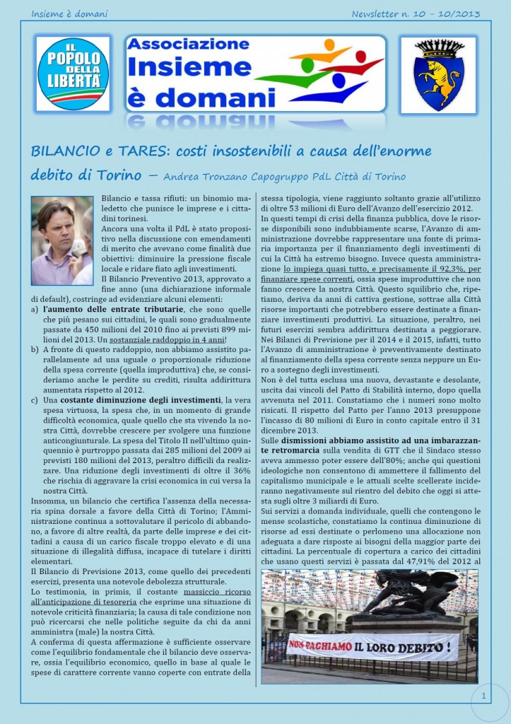 Newsletter n.10-2013