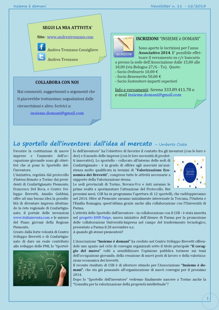 Newsletter n.11-20133