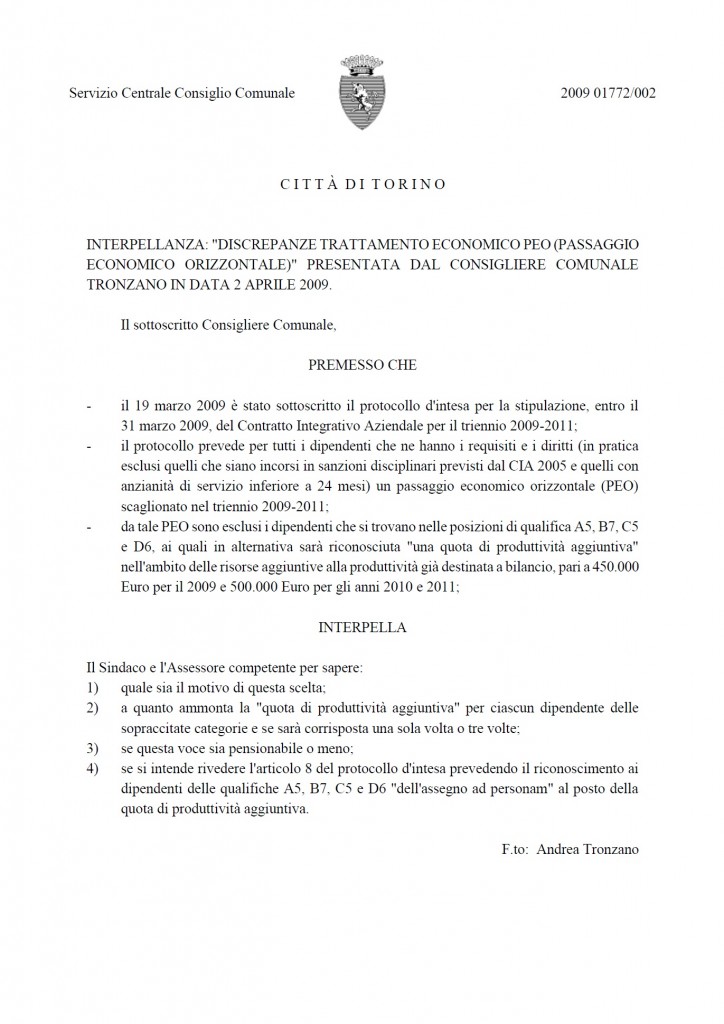 02.04.09_Interpellanza_Trattamento economico