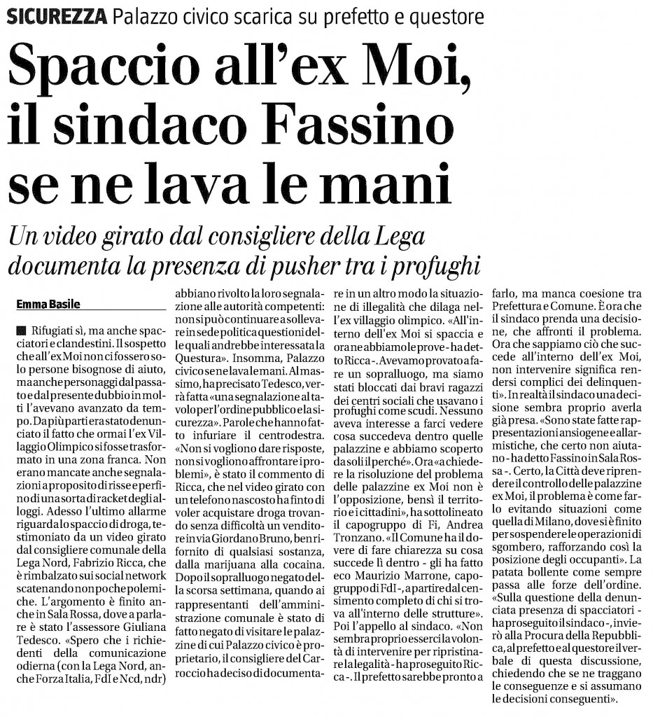 25.11.14_GiornalePiemonte_Ex Moi