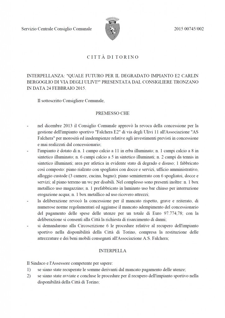 24.02.15_Interpellanza_Quale futuro