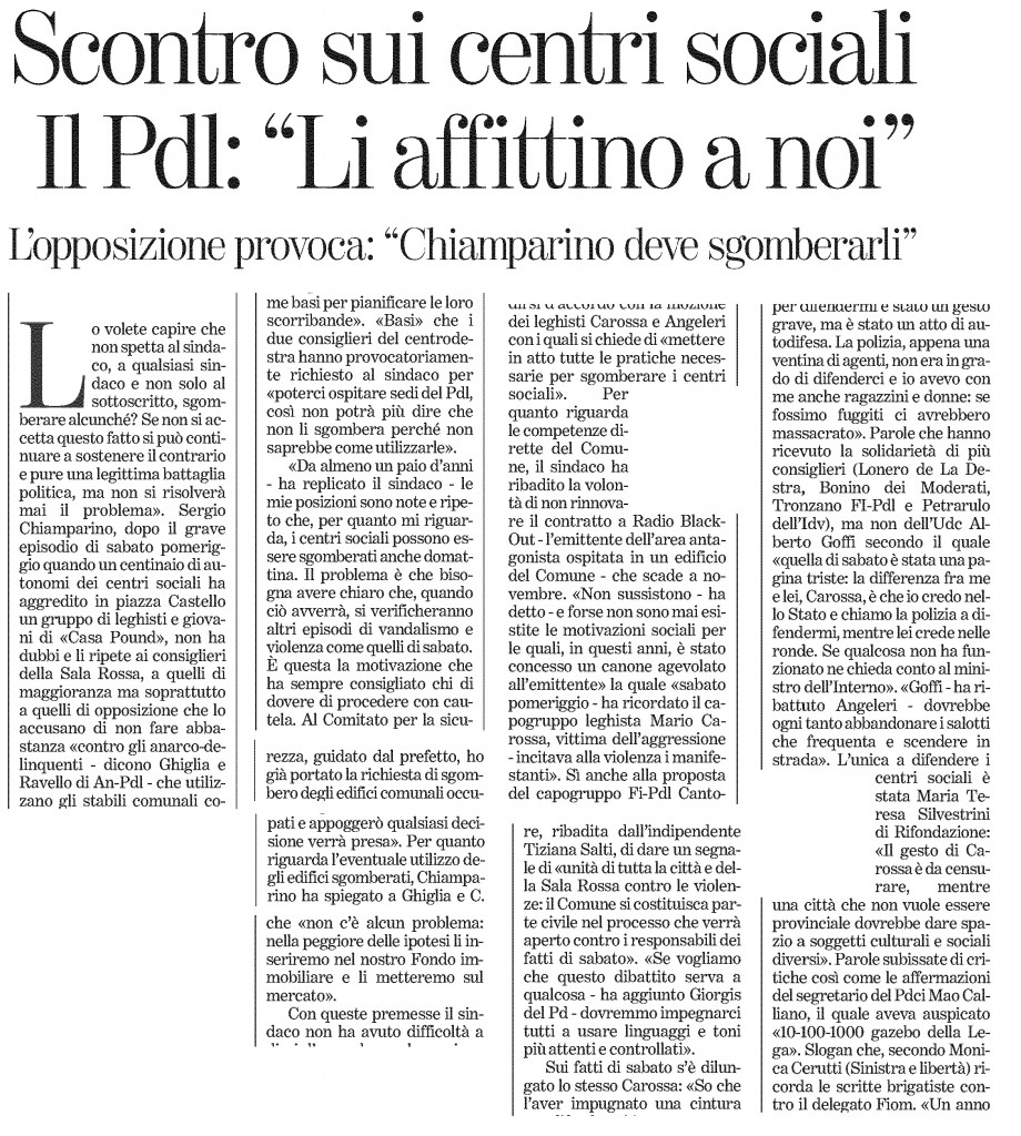 27.10.09_Stampa_Centri sociali