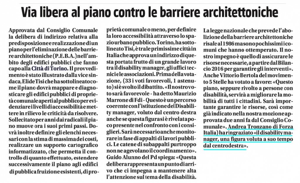 27.10.15_GiornalePiemonte_Barriere Architettoniche