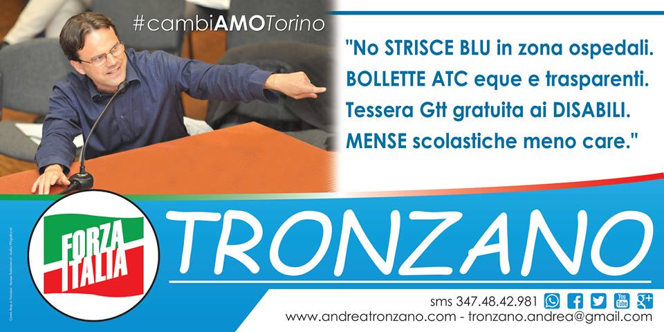 Manifesto Strisce blu